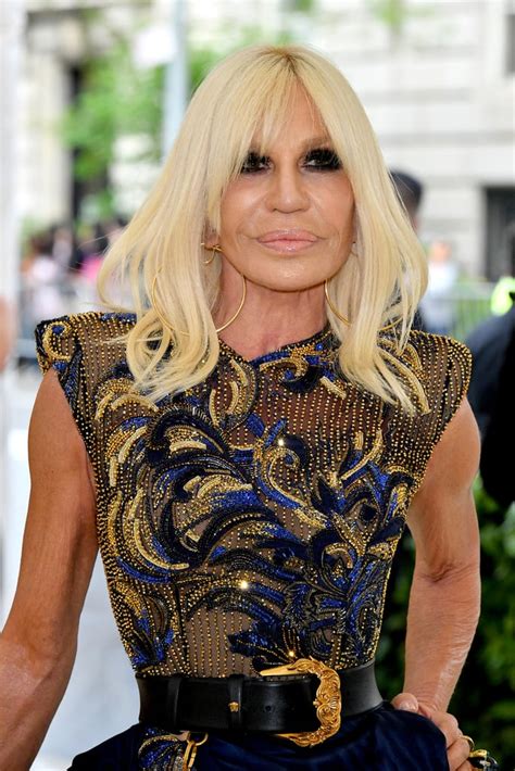 donatella versace hairstyle|donatella versace hair lightener.